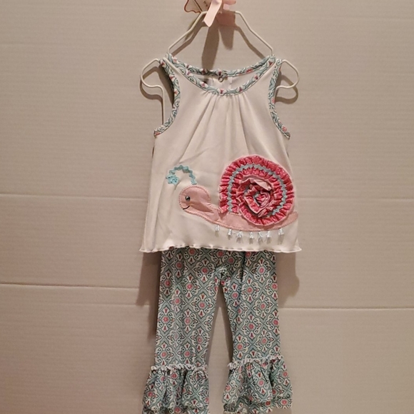 Mud Pie Other - Mud Pie Snail 🐌 Tunic Set